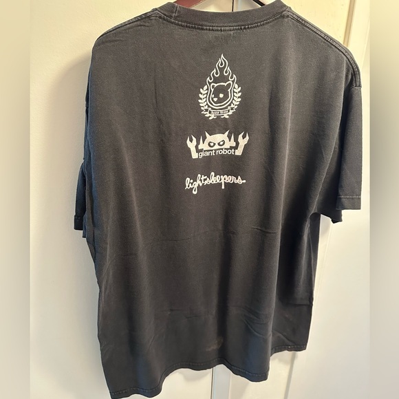 XL Luke Chueh Shirt Giant Robot Bear Face Extra Large - Picture 3 of 5